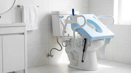 Is Your Raised Toilet Seat Too High?